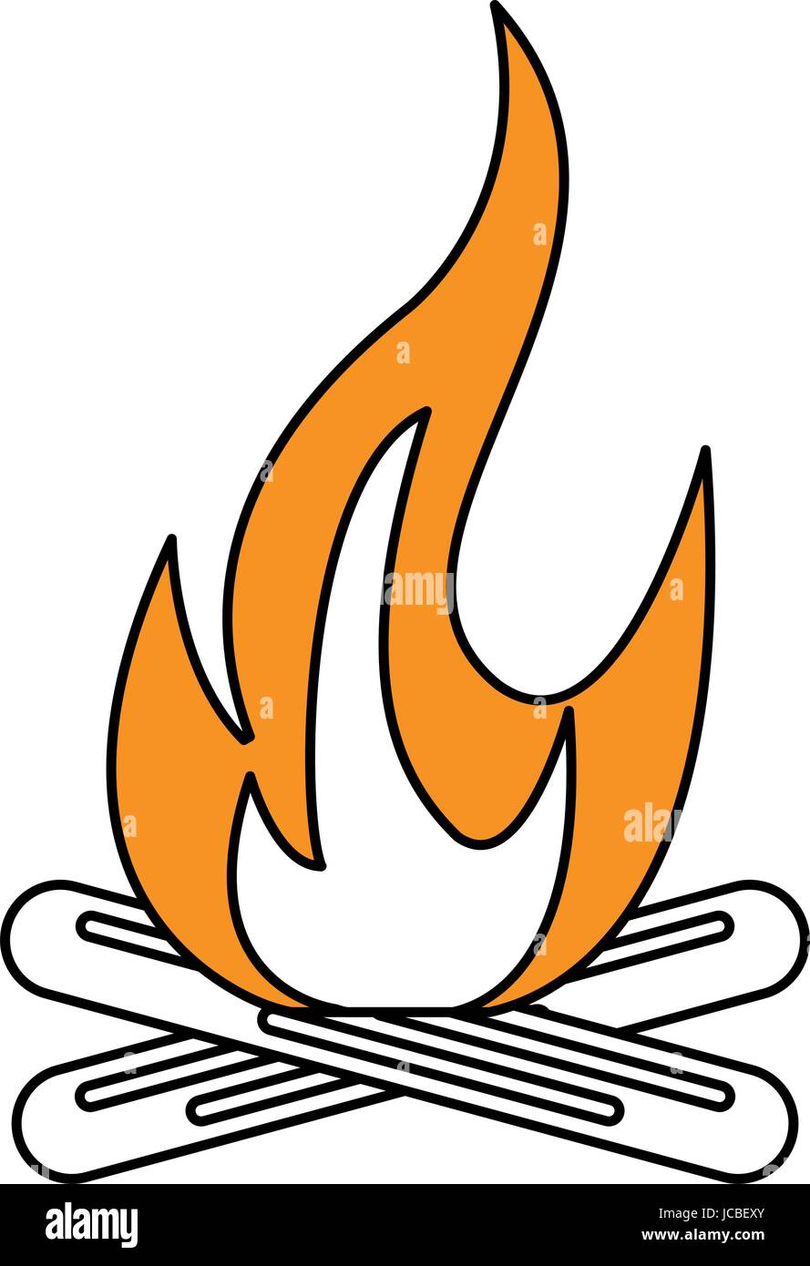 Hot fire flame Stock Vector Image & Art - Alamy