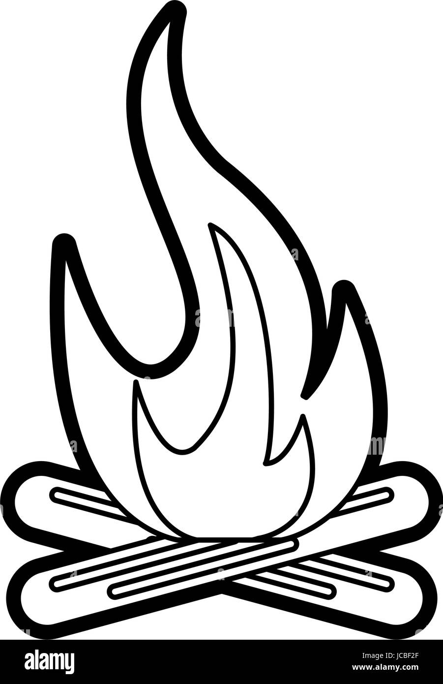 Hot fire flame Stock Vector Image & Art - Alamy