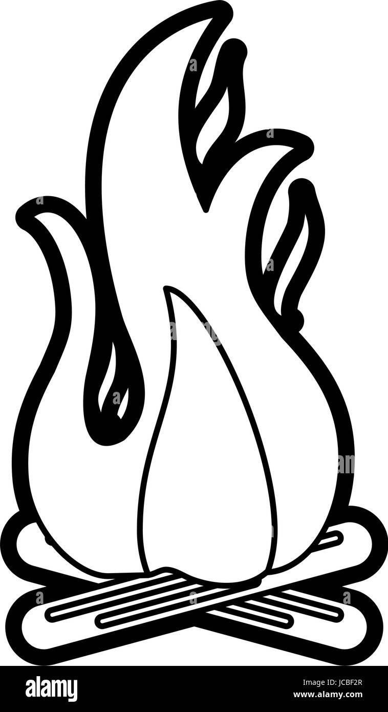 Hot fire flame Stock Vector Image & Art - Alamy
