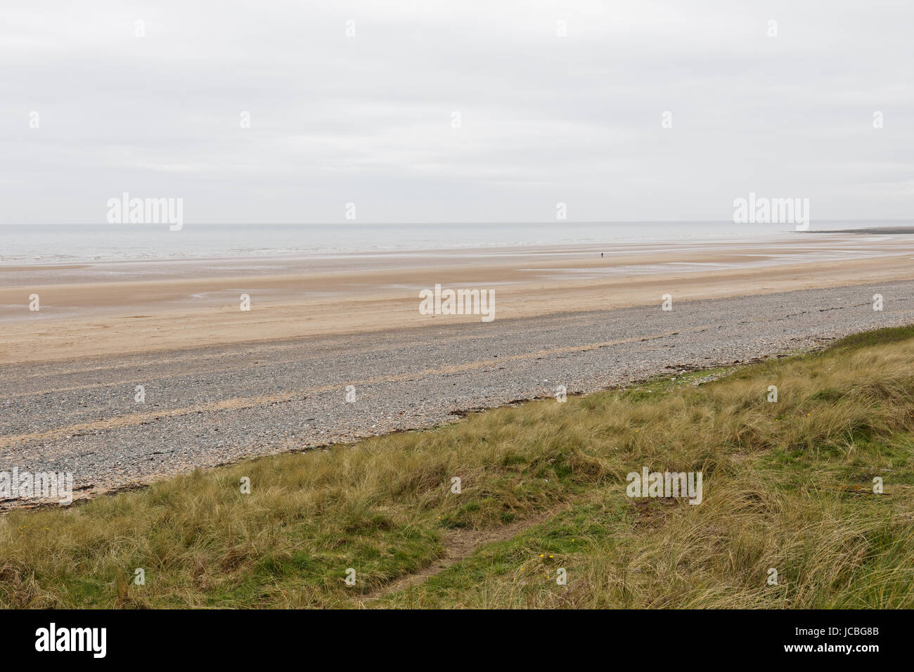 The beach at Seascale, Cumbria Stock Photo - Alamy