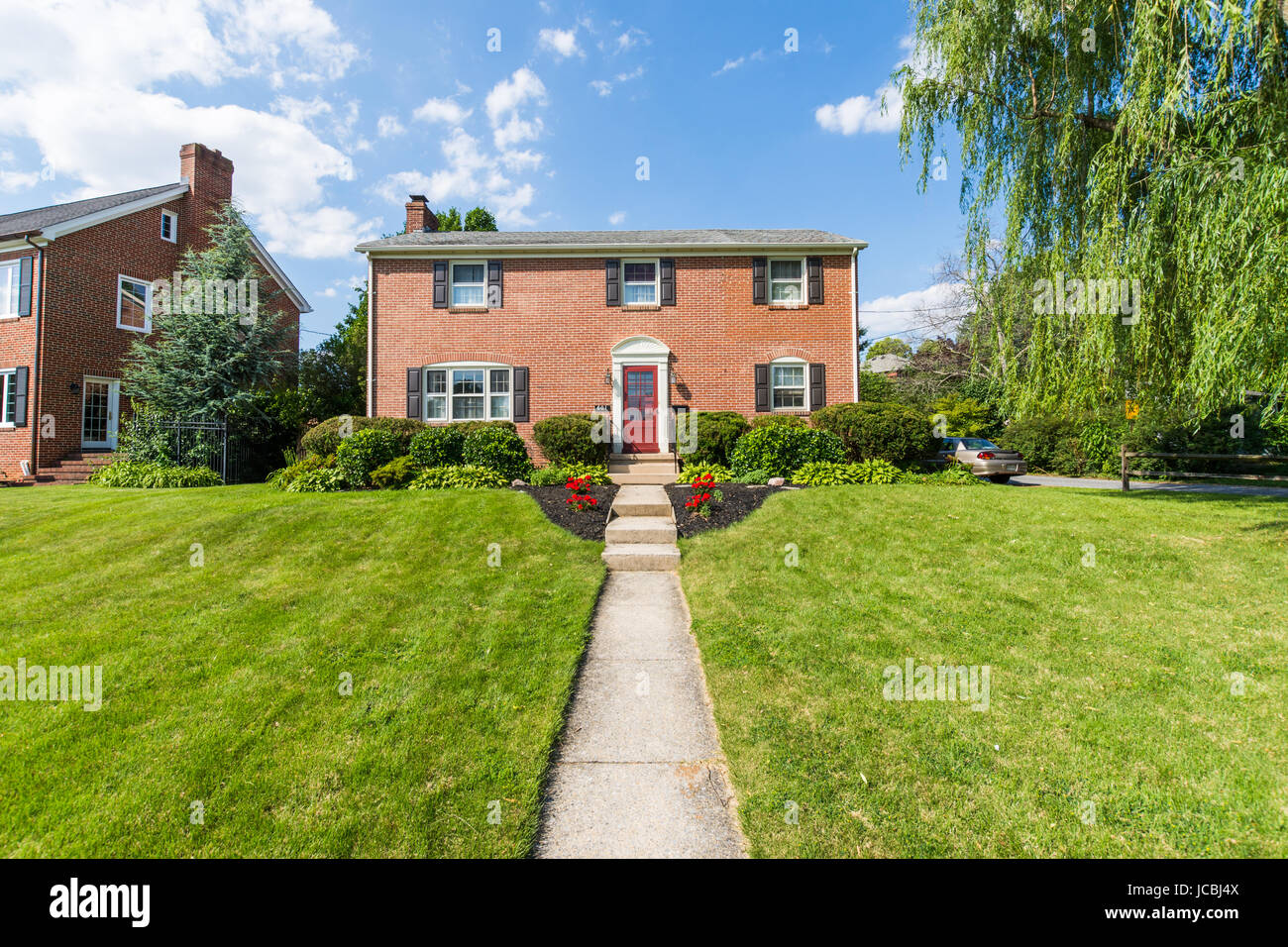 Generic Homes in Frederick, Maryland Stock Photo Alamy