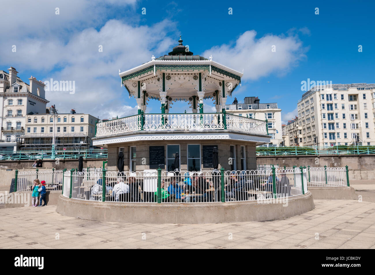 The Bandstand, Brighton seafront, United Kingdom Stock Photo