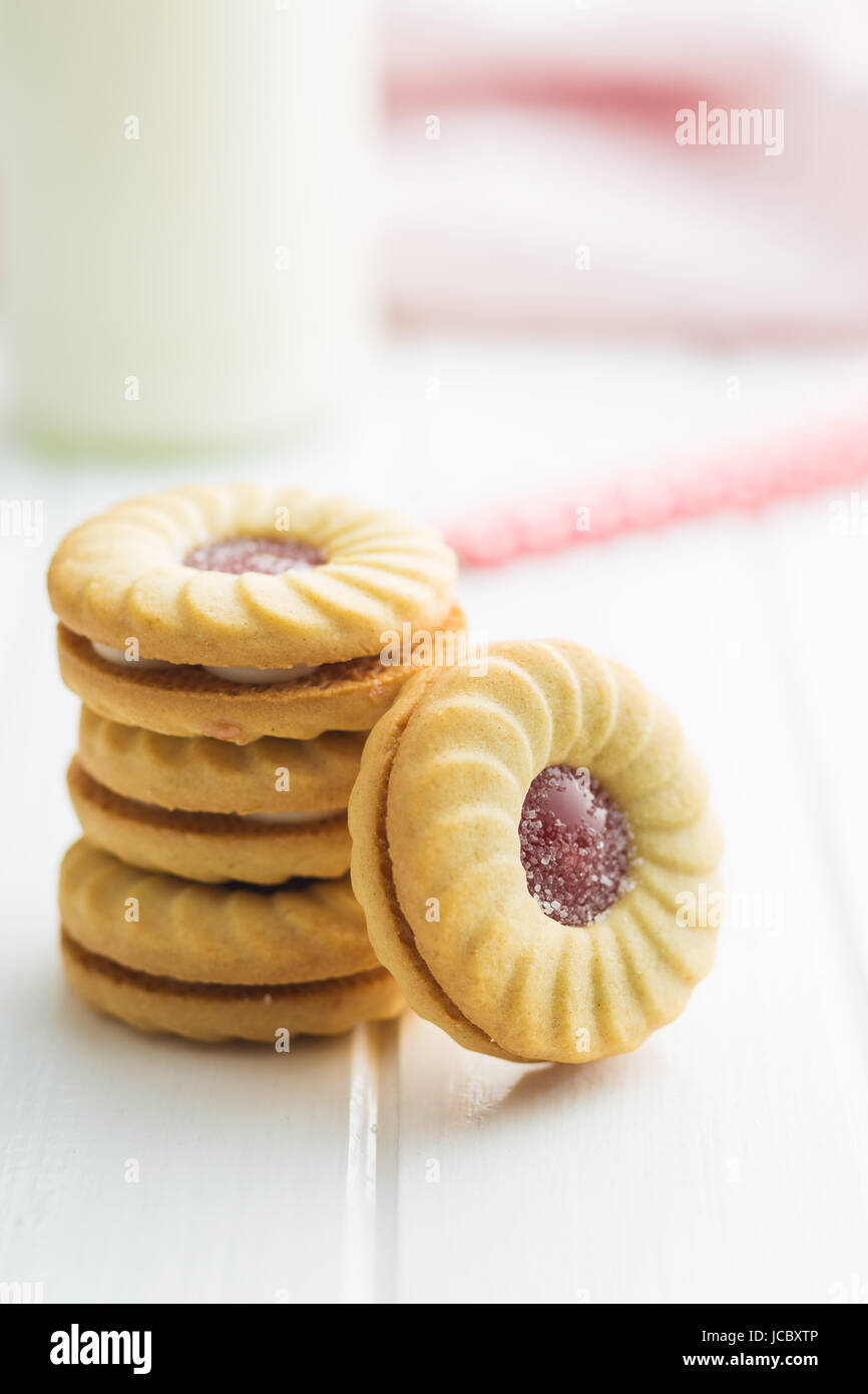 Jam and cream biscuits hires stock photography and images Alamy