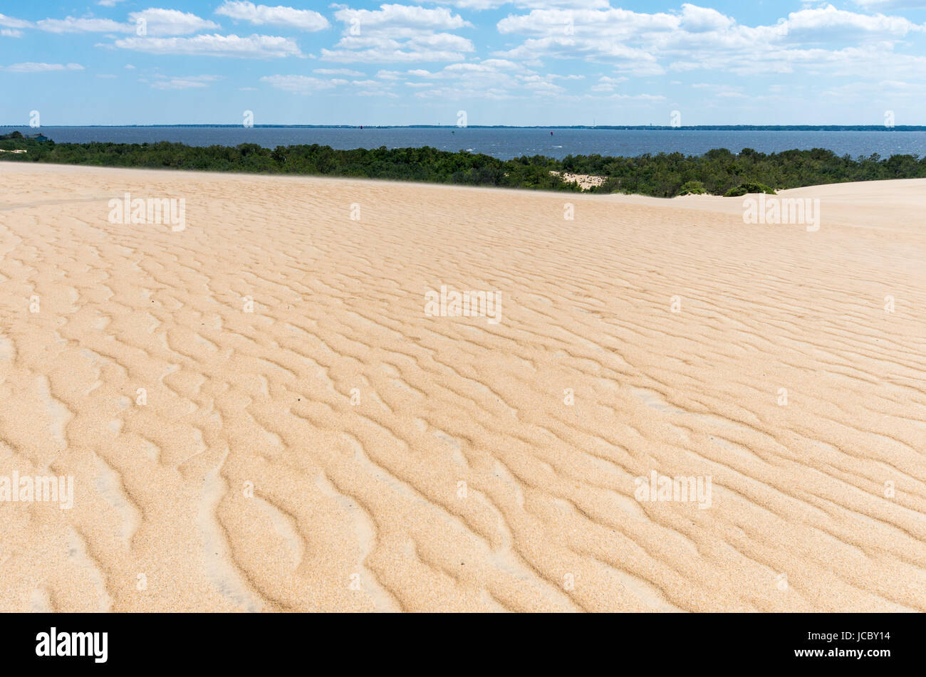 Dunes at Jockey Ridge Outer Banks North Carolina Stock Photo