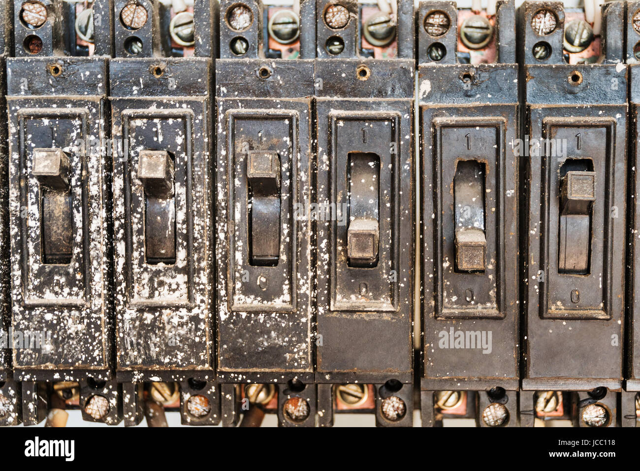 Control panel electric switches in hi-res stock photography and images ...