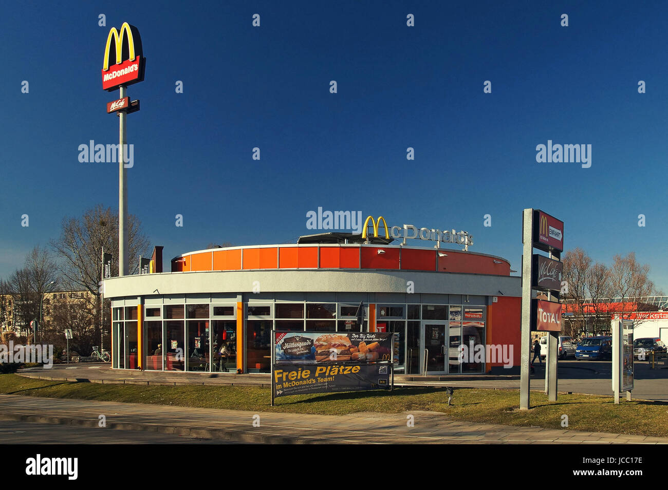 McDonalds Filiale / McDonalds subsidiary Stock Photo