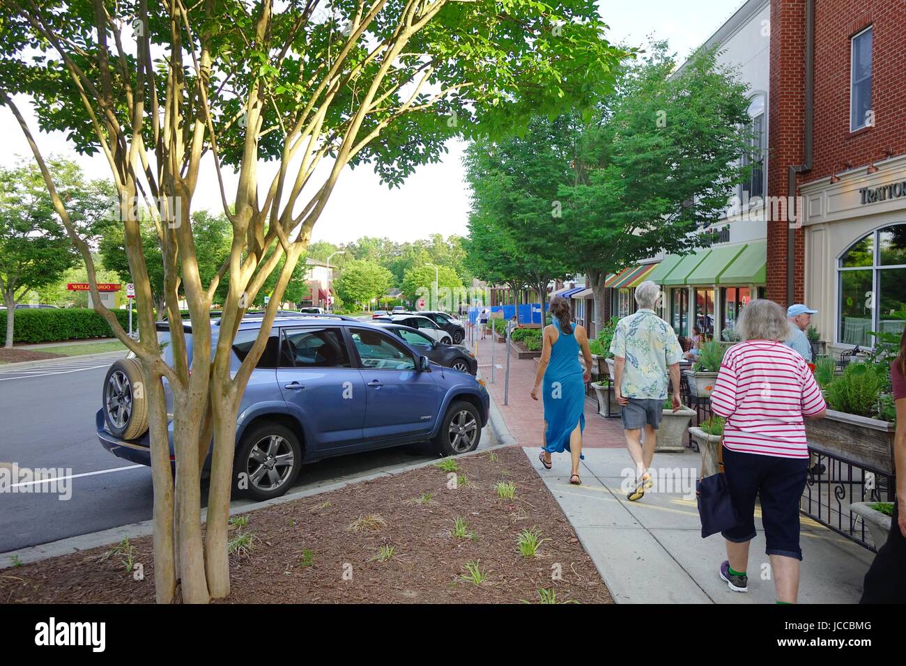 The main street in Southern Village, Chapel Hill, North Carolina Stock  Photo - Alamy