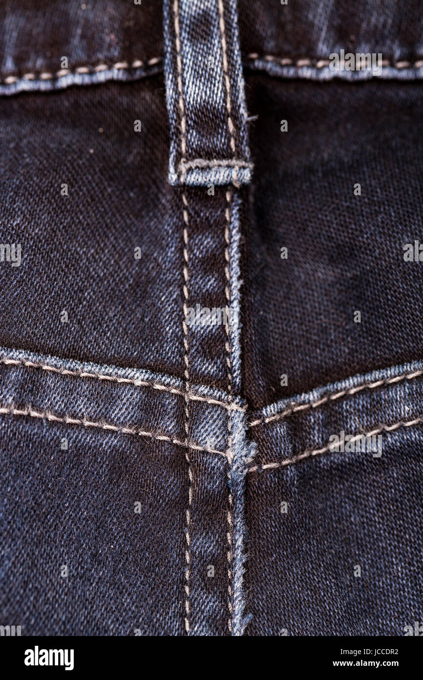 Blue Jeans texture background with seam sewing Stock Photo - Alamy