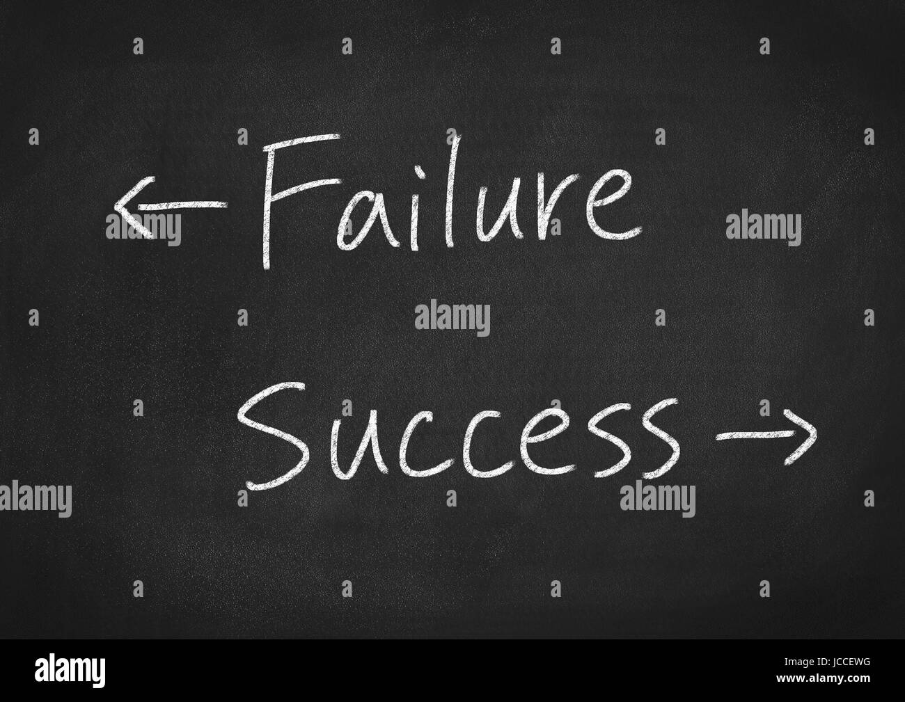 success or failure Stock Photo
