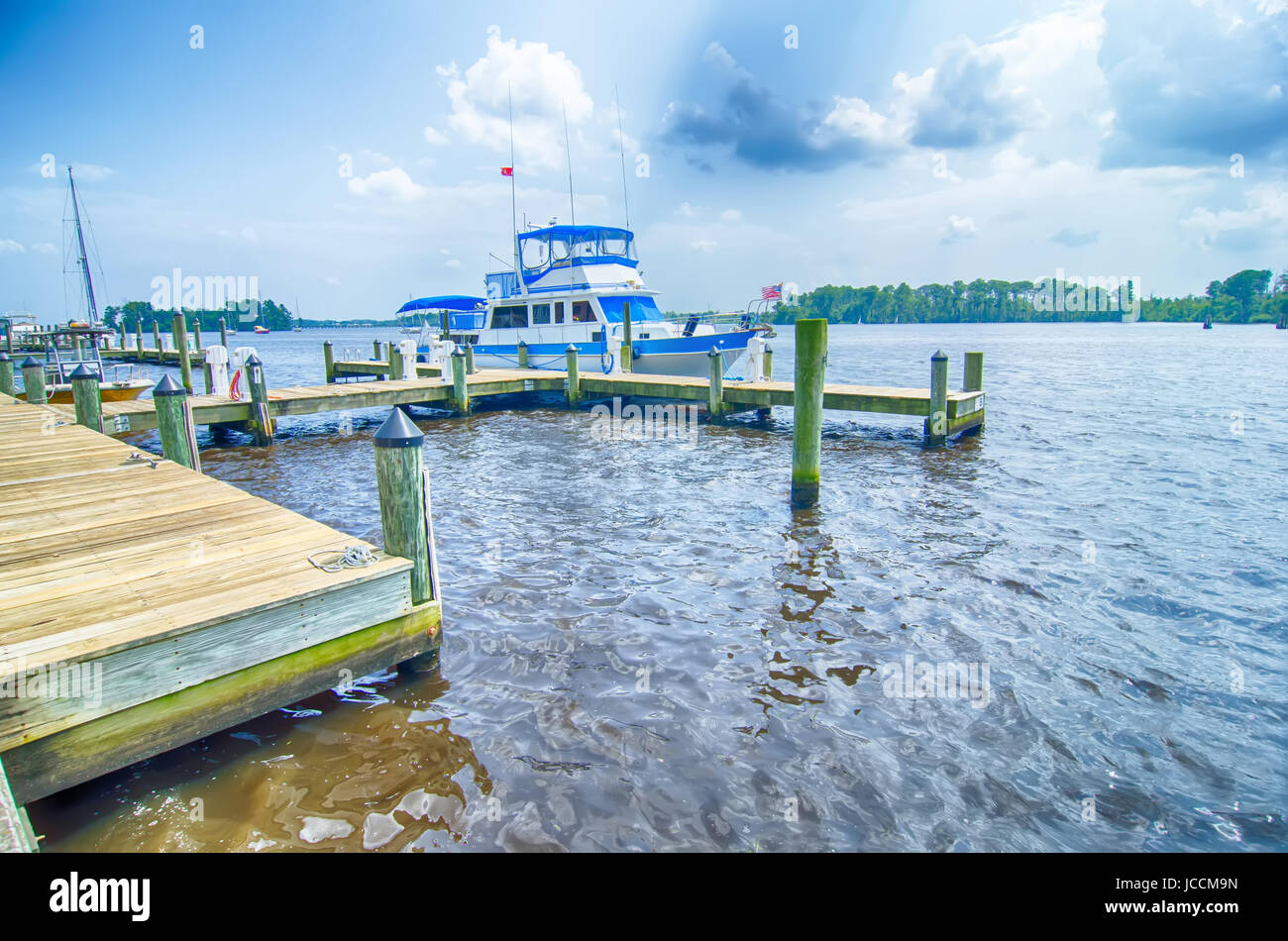 waterfront scenes in little washington north carolina Stock Photo Alamy