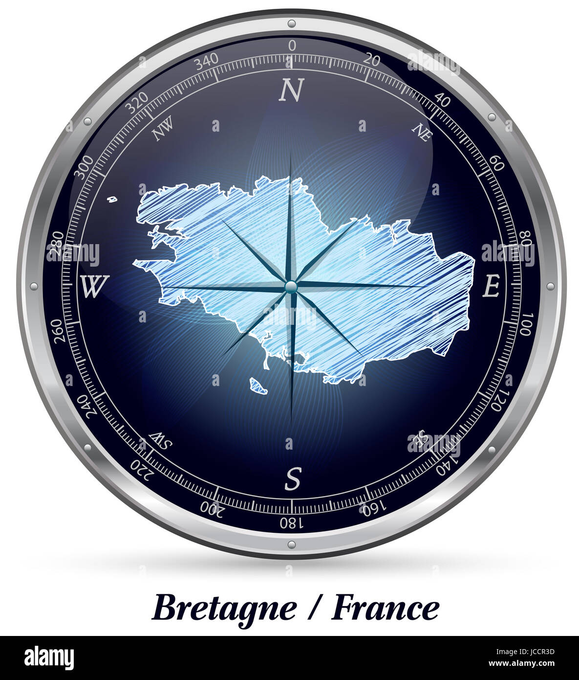 Bretagne karte hi-res stock photography and images - Alamy