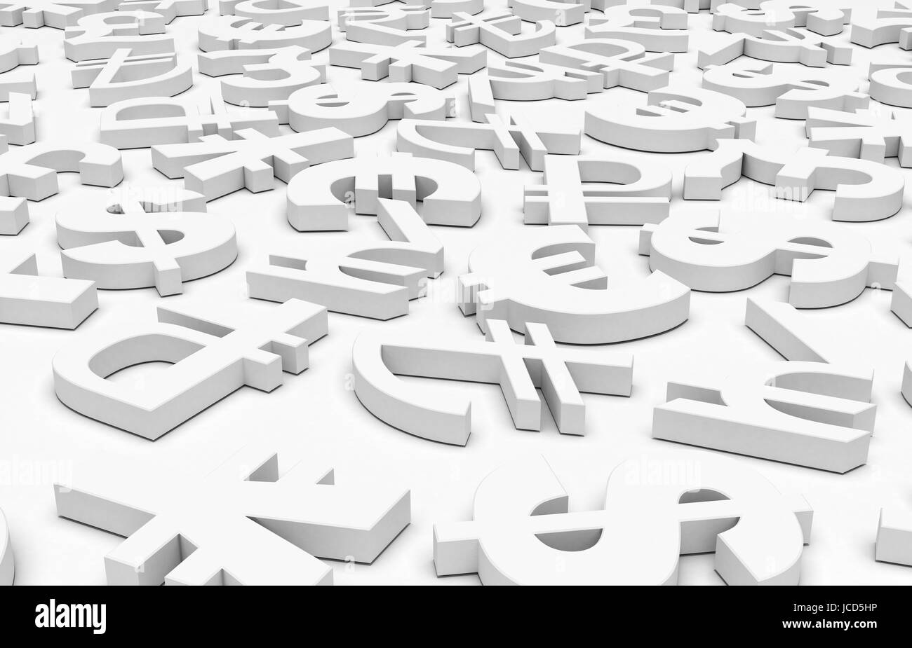 3d currency symbol symbols Black and White Stock Photos & Images - Alamy