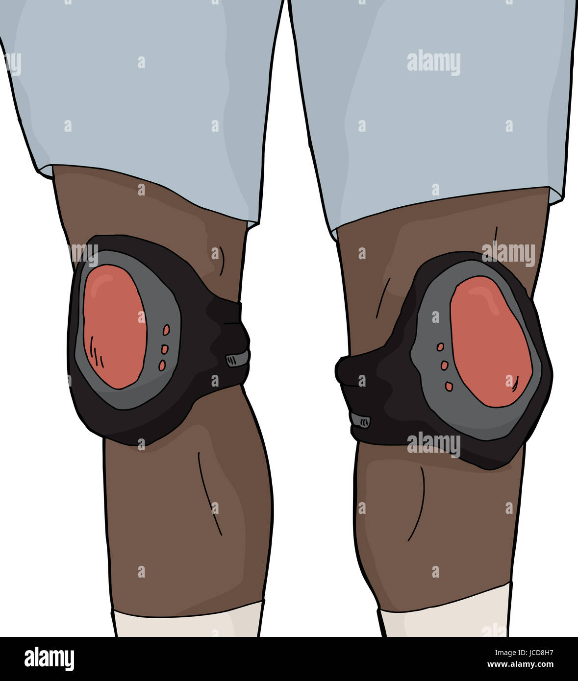 Wearing knee pads hires stock photography and images Alamy