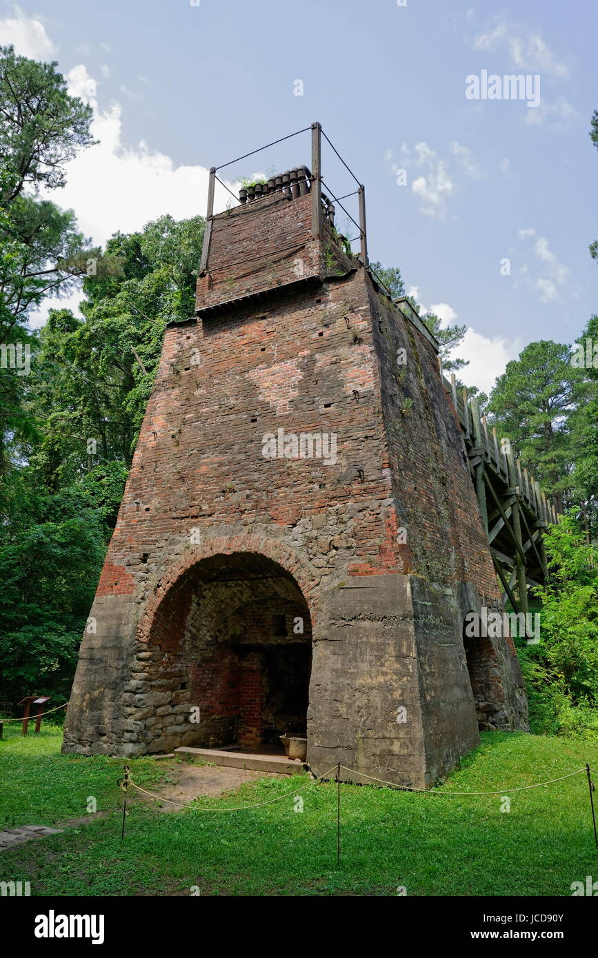 Old Nassawongo Iron Furnace Stock Photo Alamy