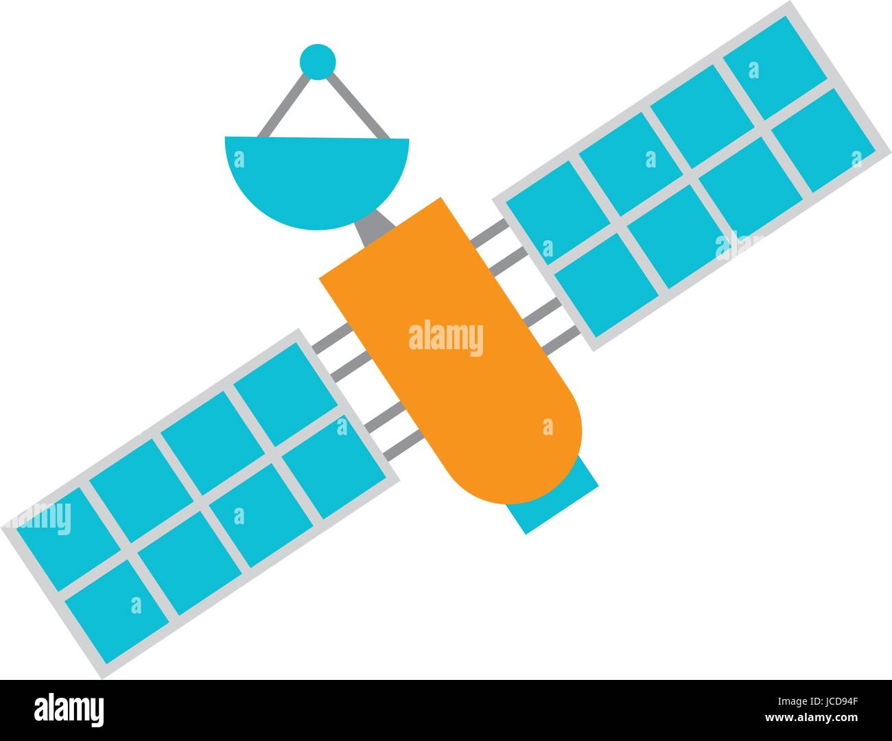 artificial satellite spacial icon Stock Vector Image & Art - Alamy