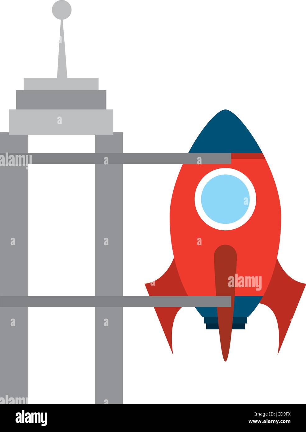 rocket space isolated icon Stock Vector Image & Art - Alamy