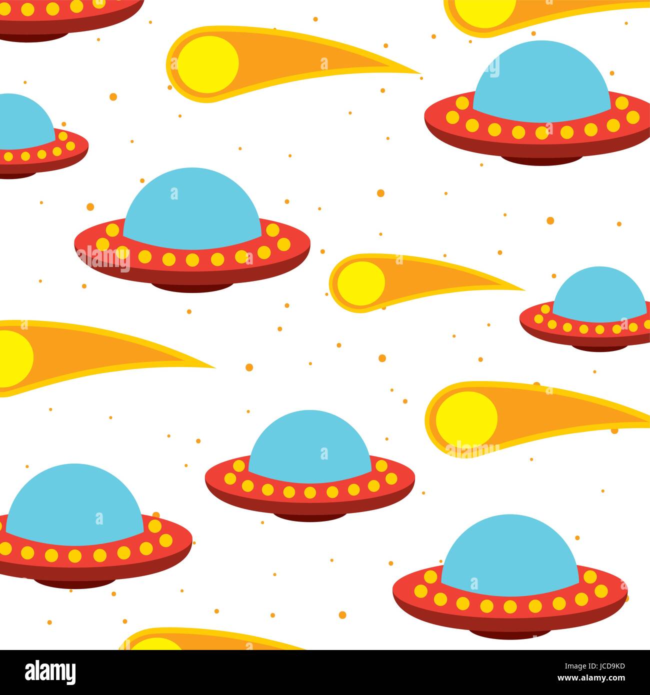 unidentified flying object pattern Stock Vector Image & Art - Alamy