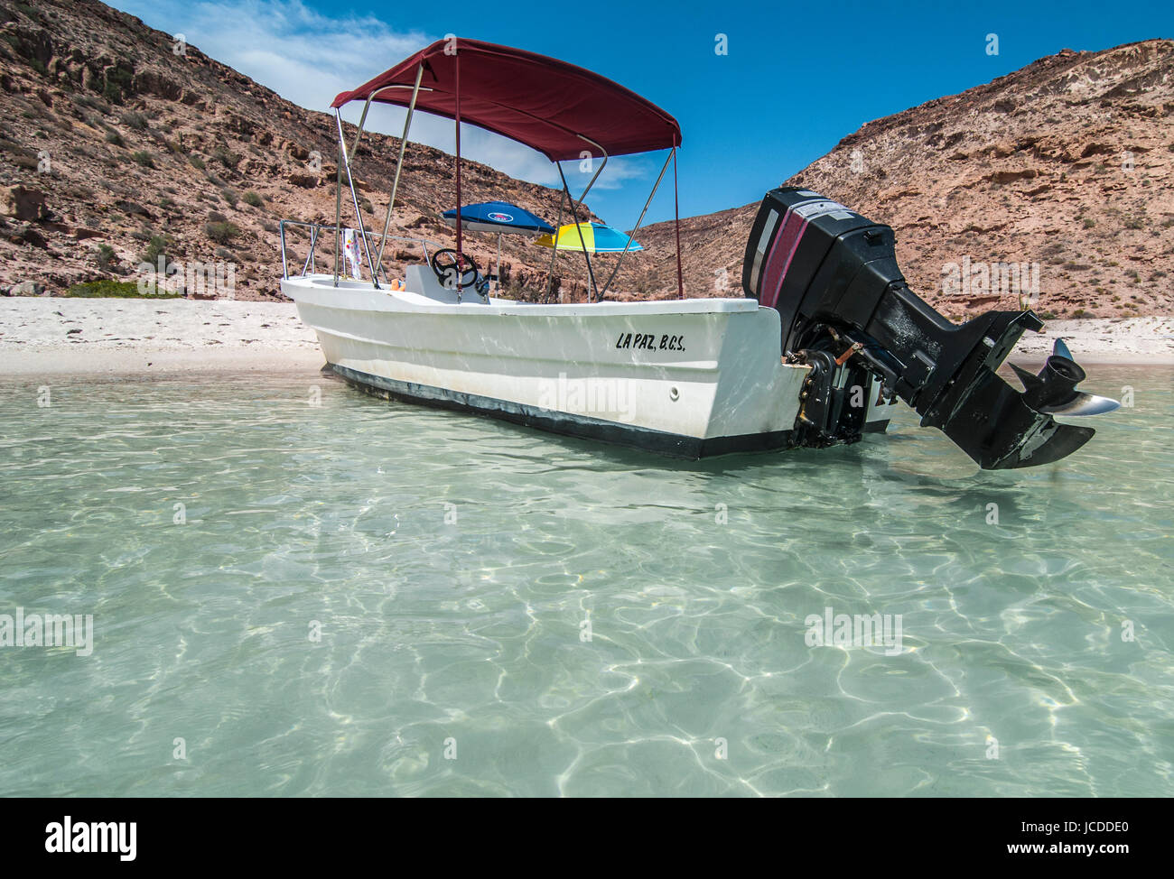Arriving At Isla Espiritu Santo National Park In La Paz Baja California