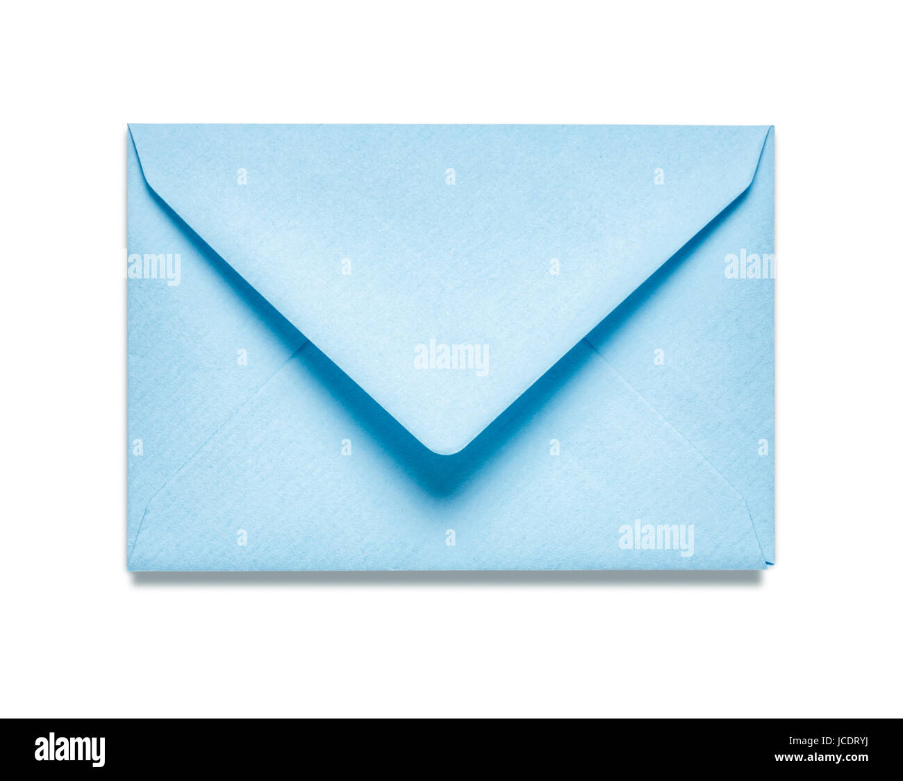 Light blue envelope isolated on white background. Object with clipping ...