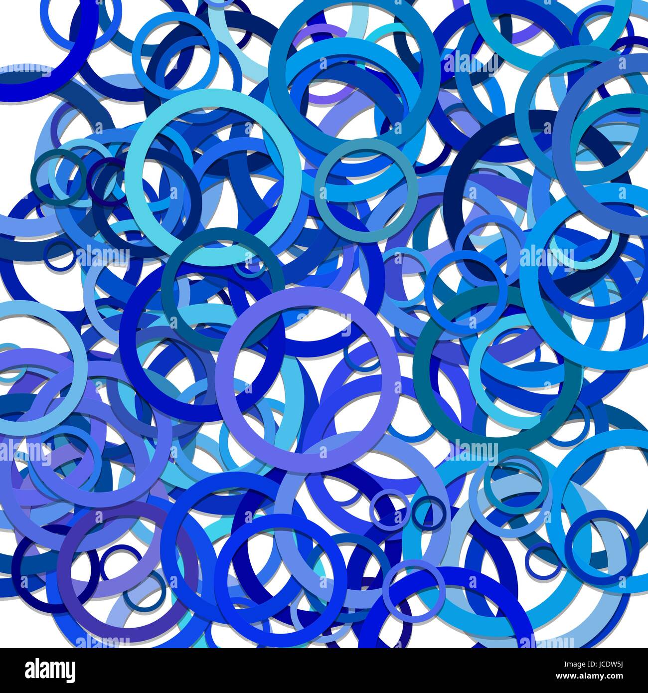 Blue abstract chaotic circle pattern background Stock Vector Image ...