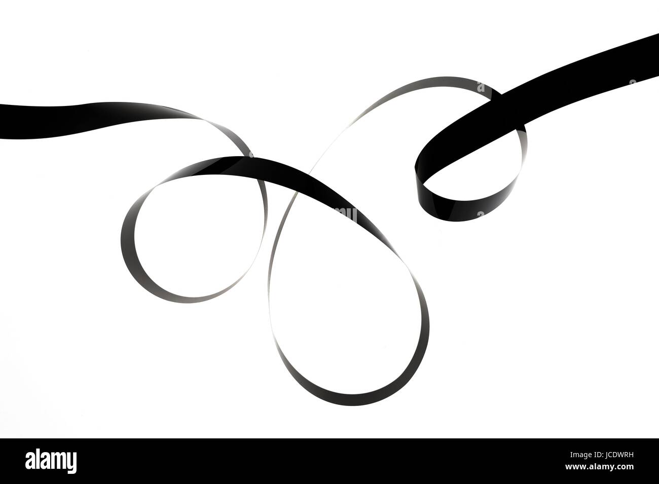 Old vhs video cassette isolated Black and White Stock Photos & Images