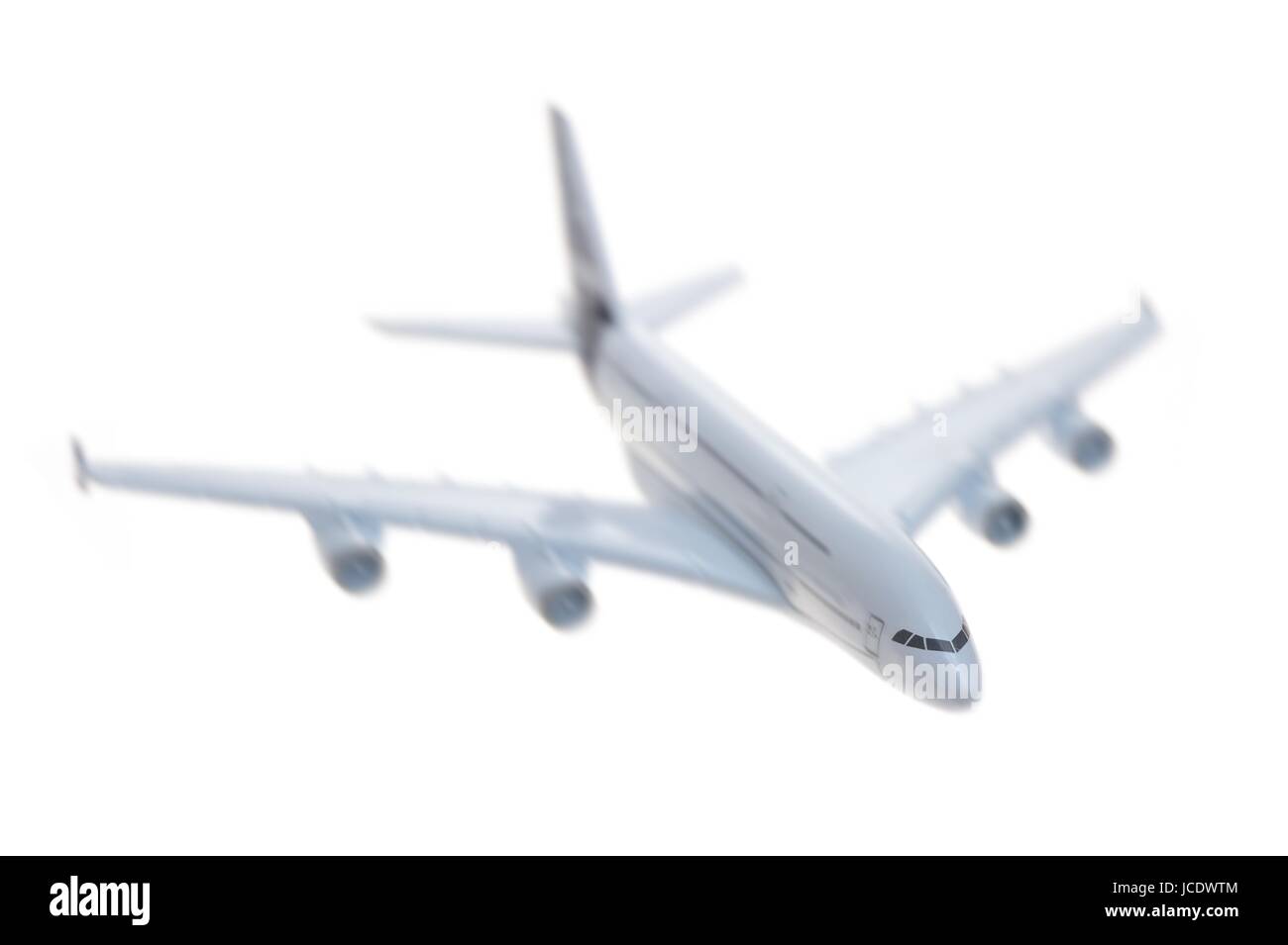 A close up shot of a die cast model plane Stock Photo