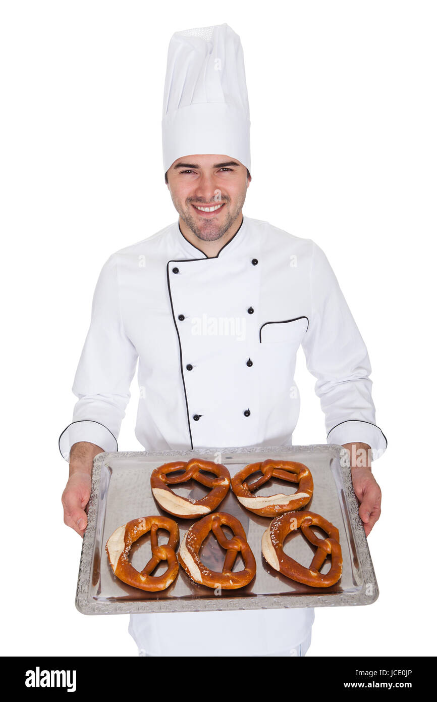 Backermans Portrait happy bakerman tray hi-res stock photography and images - Alamy