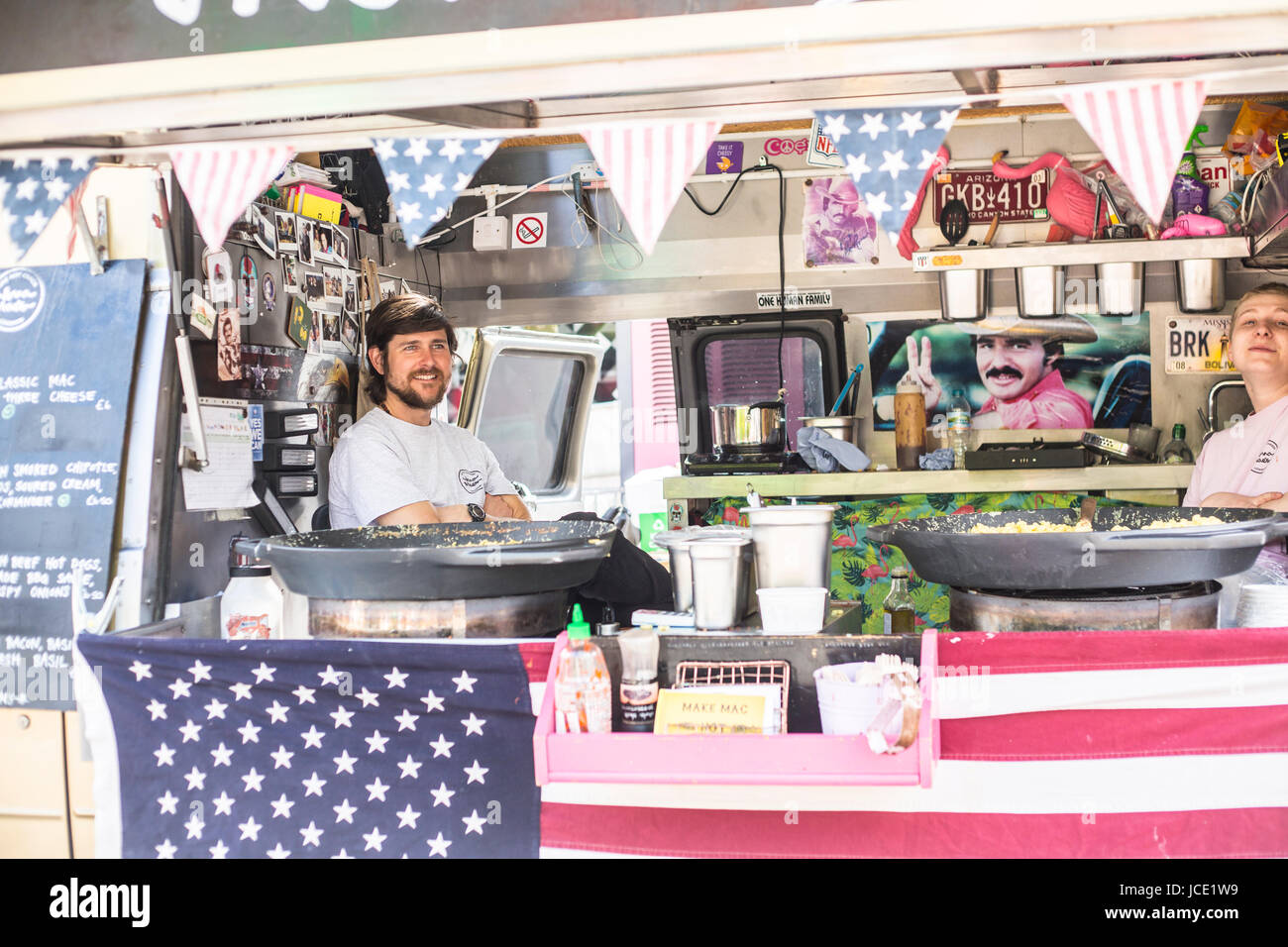 American food truck hires stock photography and images Alamy