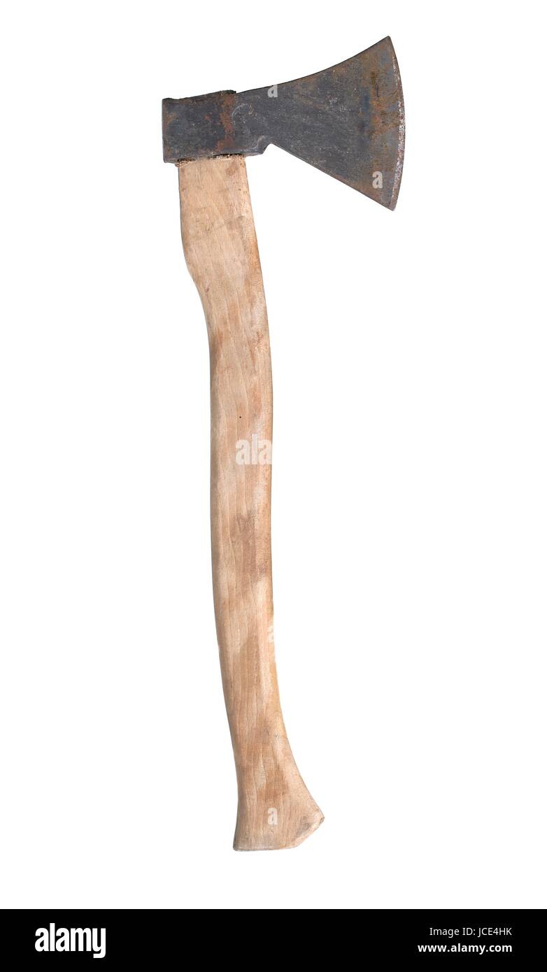 Axe isolated on white background Stock Photo - Alamy