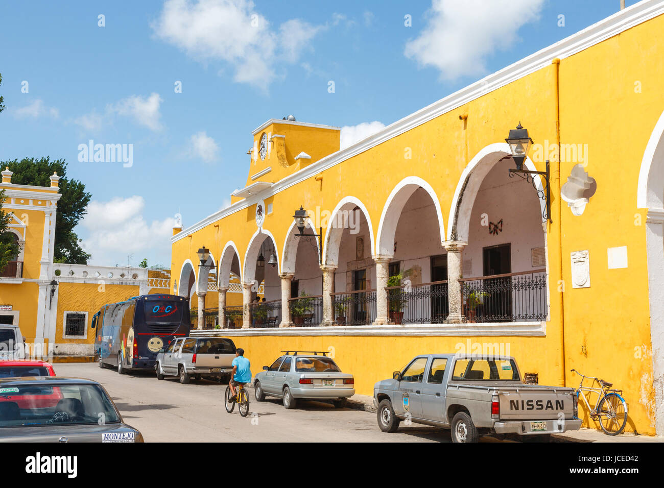 Exterior of the Franciscan Monastery of St Anthony in Izamal, the ...