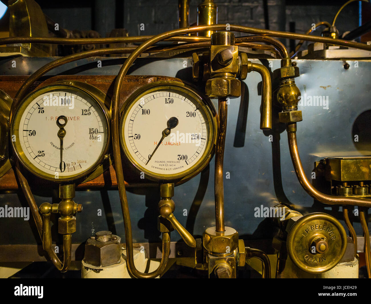 Engineering pressure dials Stock Photo - Alamy