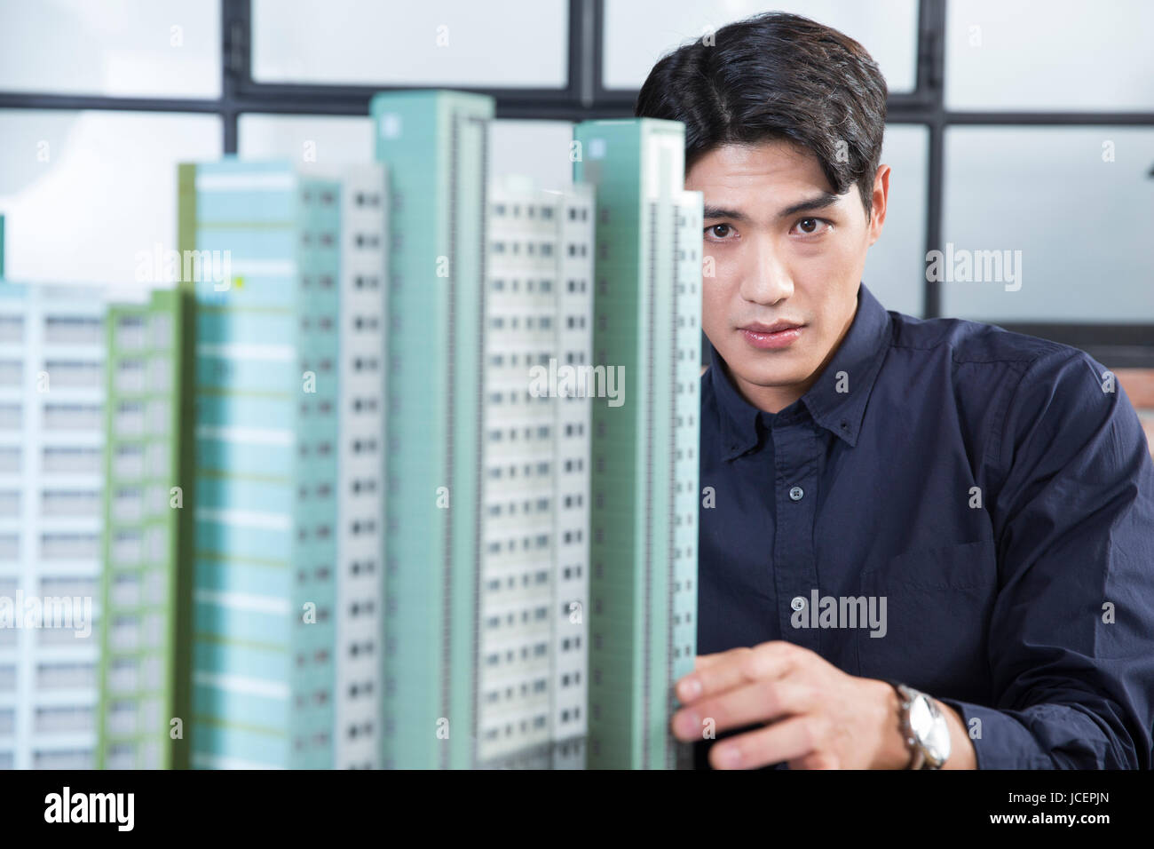 Working office portrait male hi-res stock photography and images - Alamy