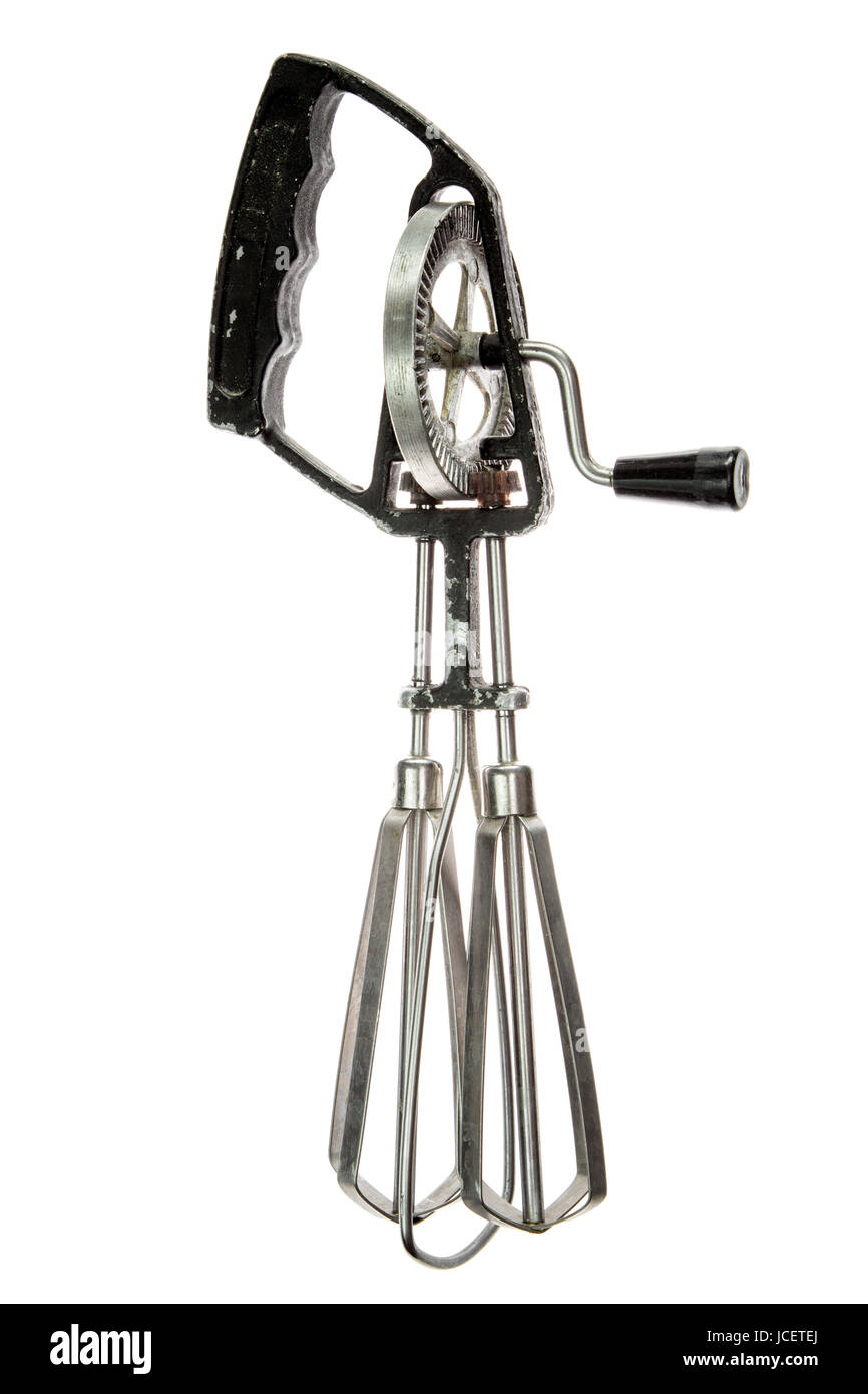 Hand held manual mixer, isolated on white background Stock Photo Alamy