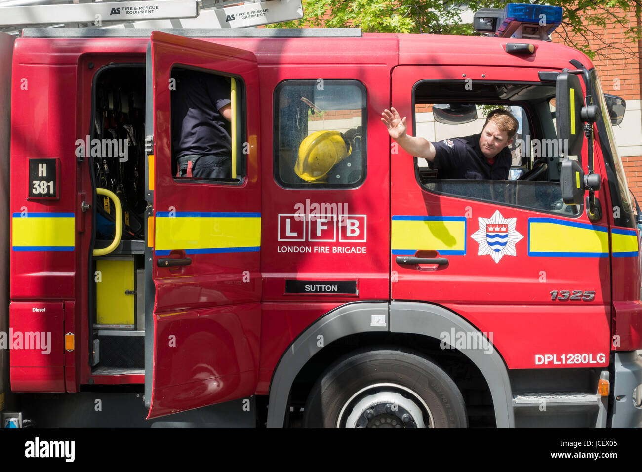 London Fire Brigade Stock Photo Alamy