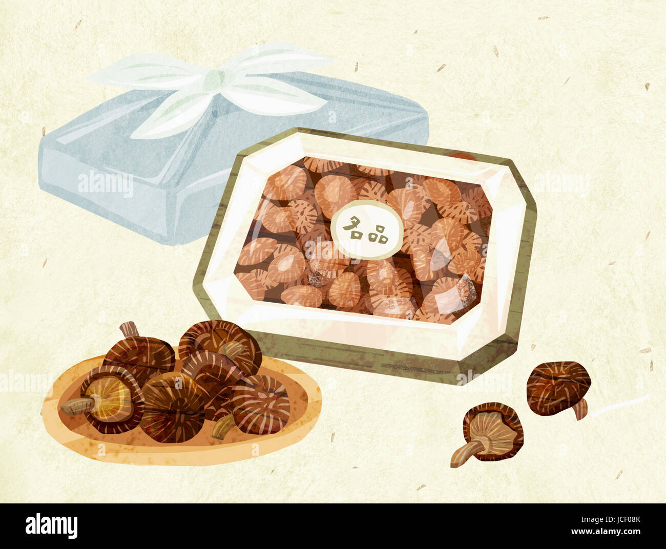 Traditional Korean specialty, shiitake mushrooms from Jangheung Stock