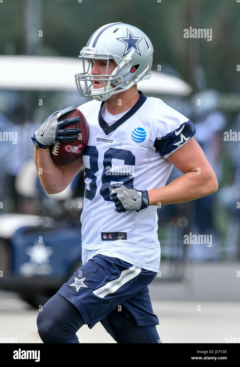 June 14th, 2017: .Dallas Cowboys fullback Keith Smith (41) .during