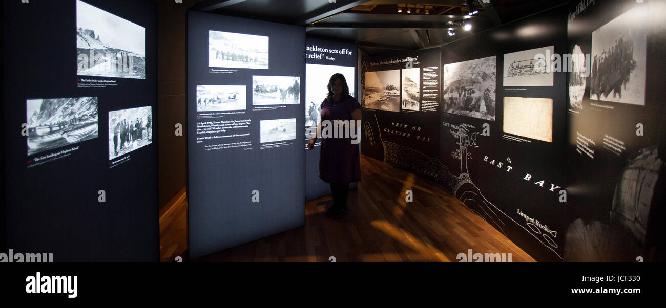 Edinburgh, Scotland, UK. 14th June 2017. Press viewing of Enduring Eye exhibition display in National Libray Scotland in Edinburgh. Pako Mera/Alamy Live News. Stock Photo