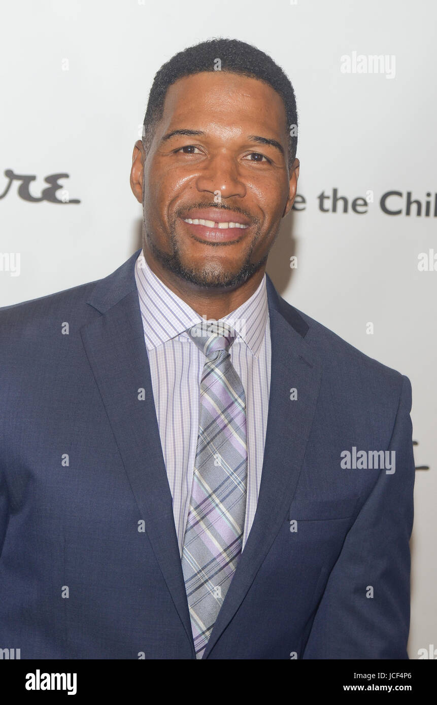 New York, NY, USA. 15th June, 2017. Michael Strahan attends the the 76th Annual Father of the Year Awards luncheon, on Thursday, June 15, 2017 at the New York Hilton Hotel. Credit: Raymond Hagans/Media Punch/Alamy Live News Stock Photo