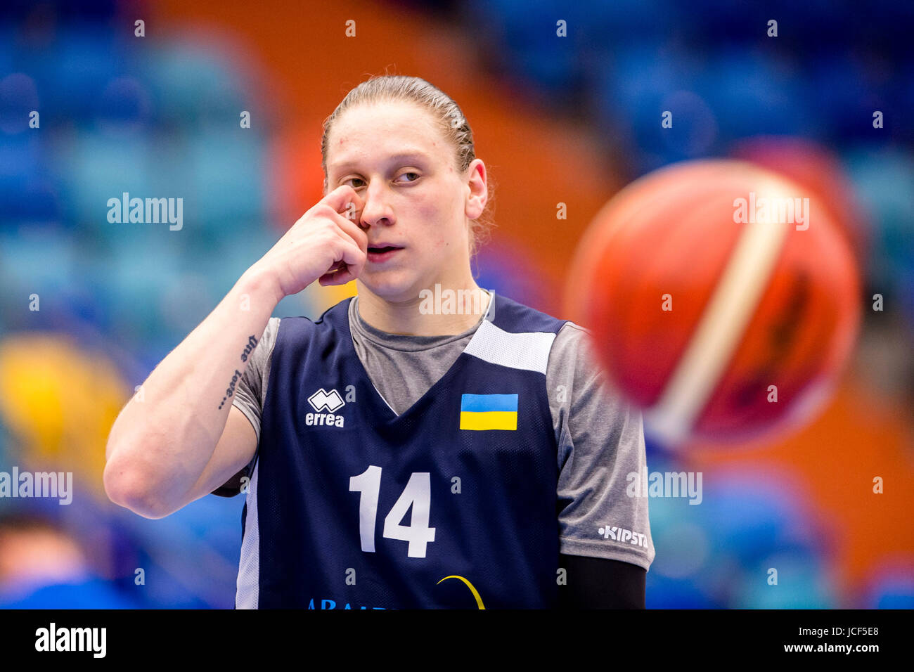 Hradec Kralove, Czech Republic. 15th June, 2017. Ukrainian basketball Stock  Photo - Alamy