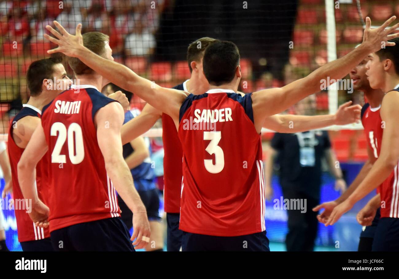 FIVB Volleyball World League 2017 Iraq vs USA on June 15, 2017 in