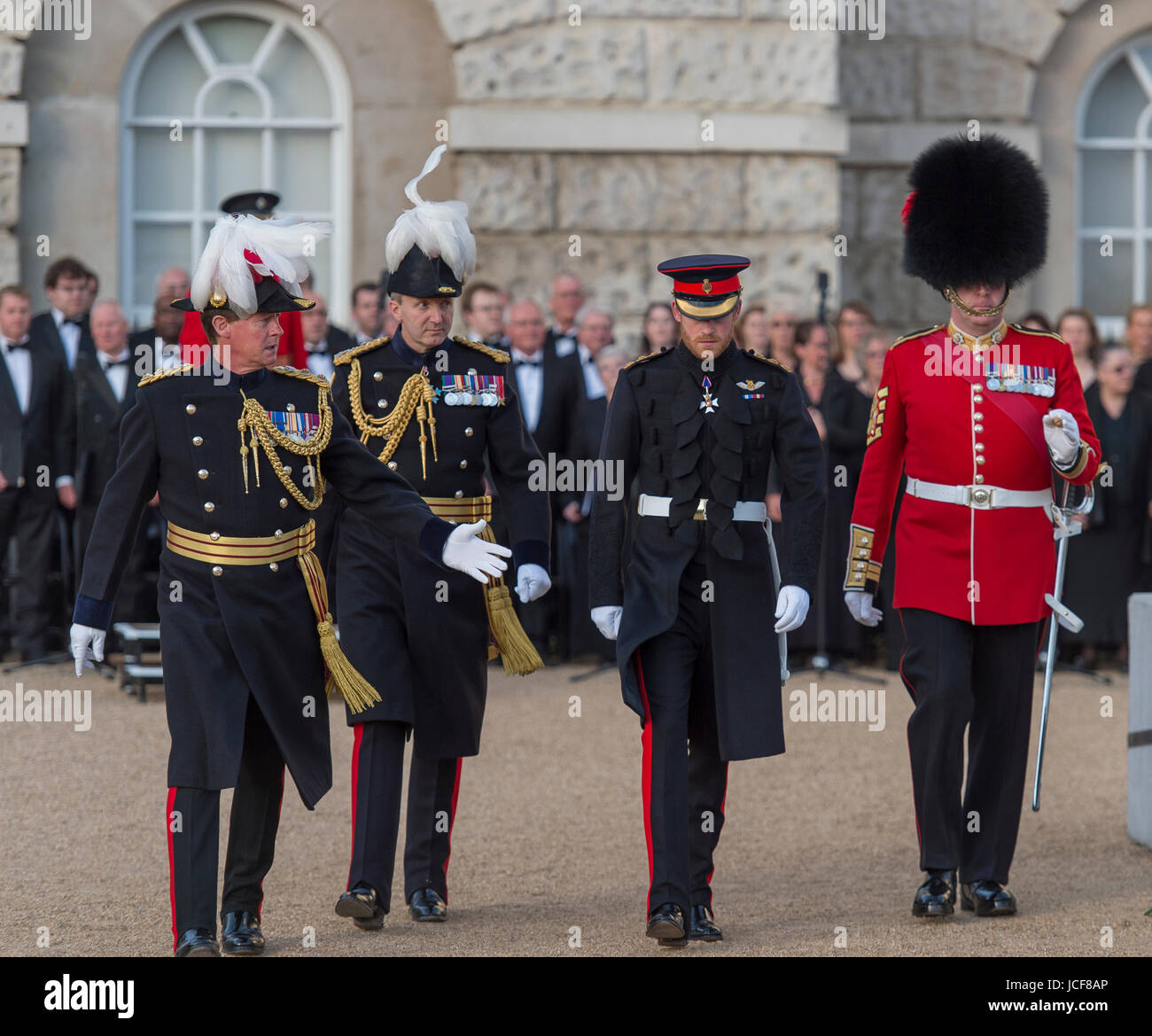 Ceremonial uniform of the household cavalry hires stock photography