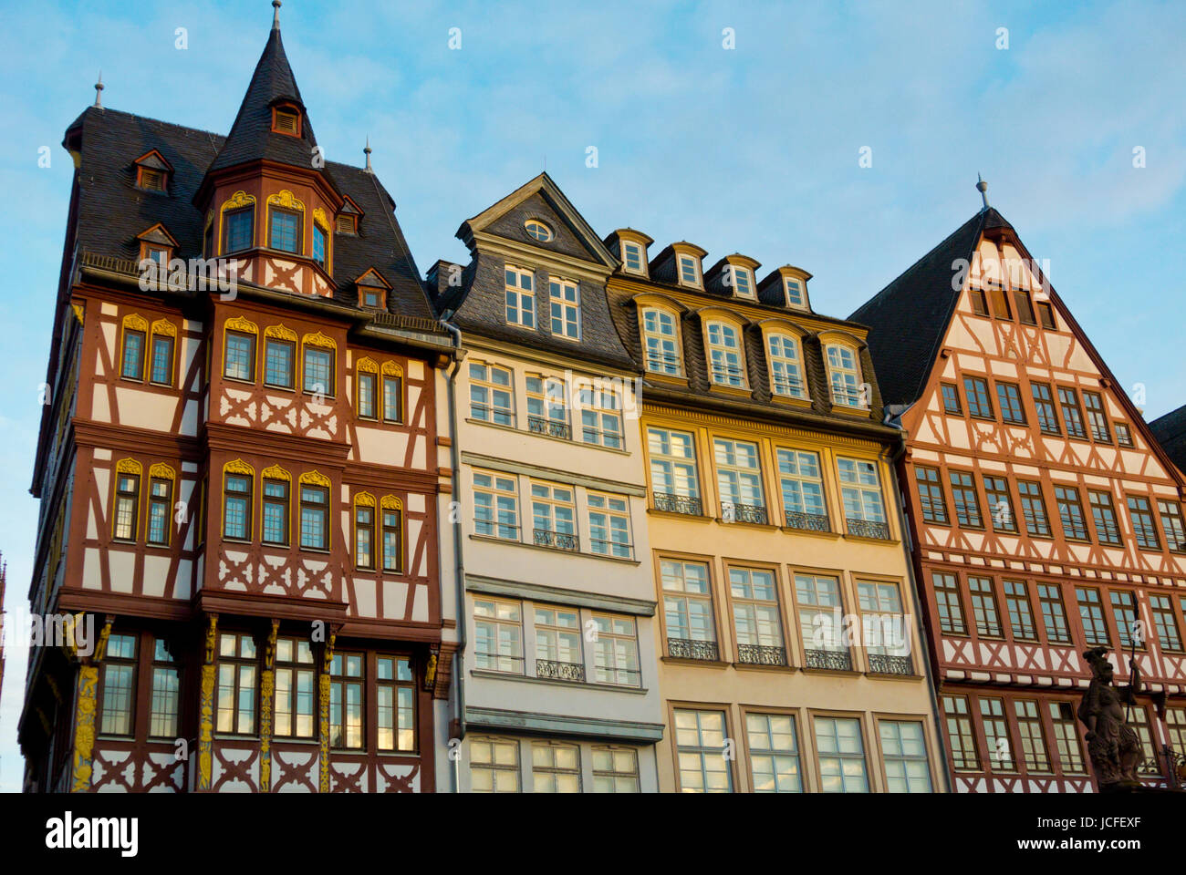 Römerberg facades, Römerberg square, Altstadt, old town, Frankfurt am ...