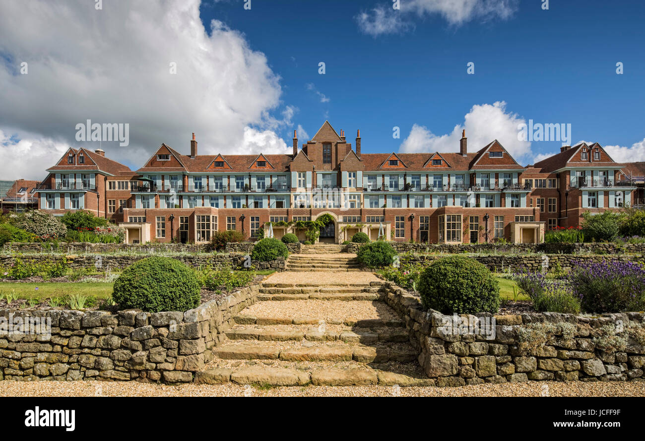 South facing elevation. King Edward VII Estate Apartments, Midhurst