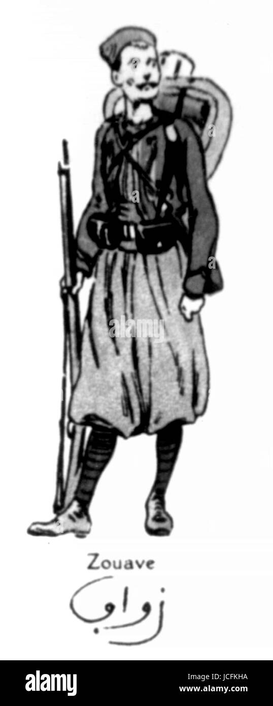 Allied armies Zouave World War I Stock Photo Alamy