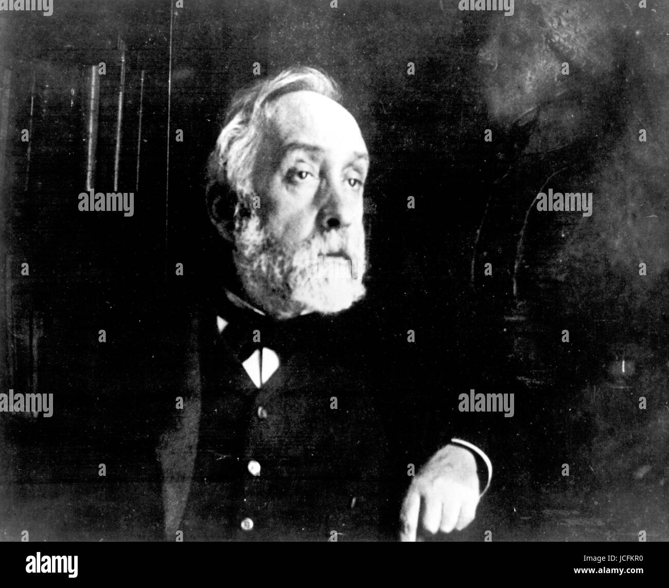 Self-portrait of Edgar Degas (1834-1917), French painter, sculptor and photographer.  1895  Photograph Stock Photo