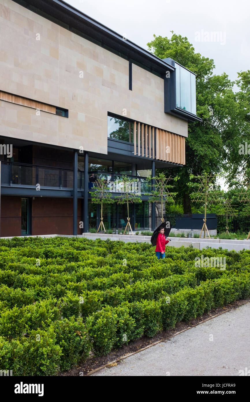 New extension to Dunfermline Carnegie Library & Galleries opened May 2017 in Dunfermline, Fife