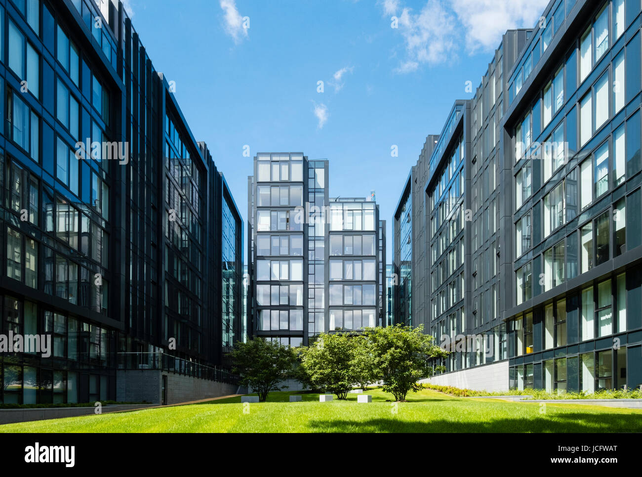 View of new Quartermile luxury residential property development at