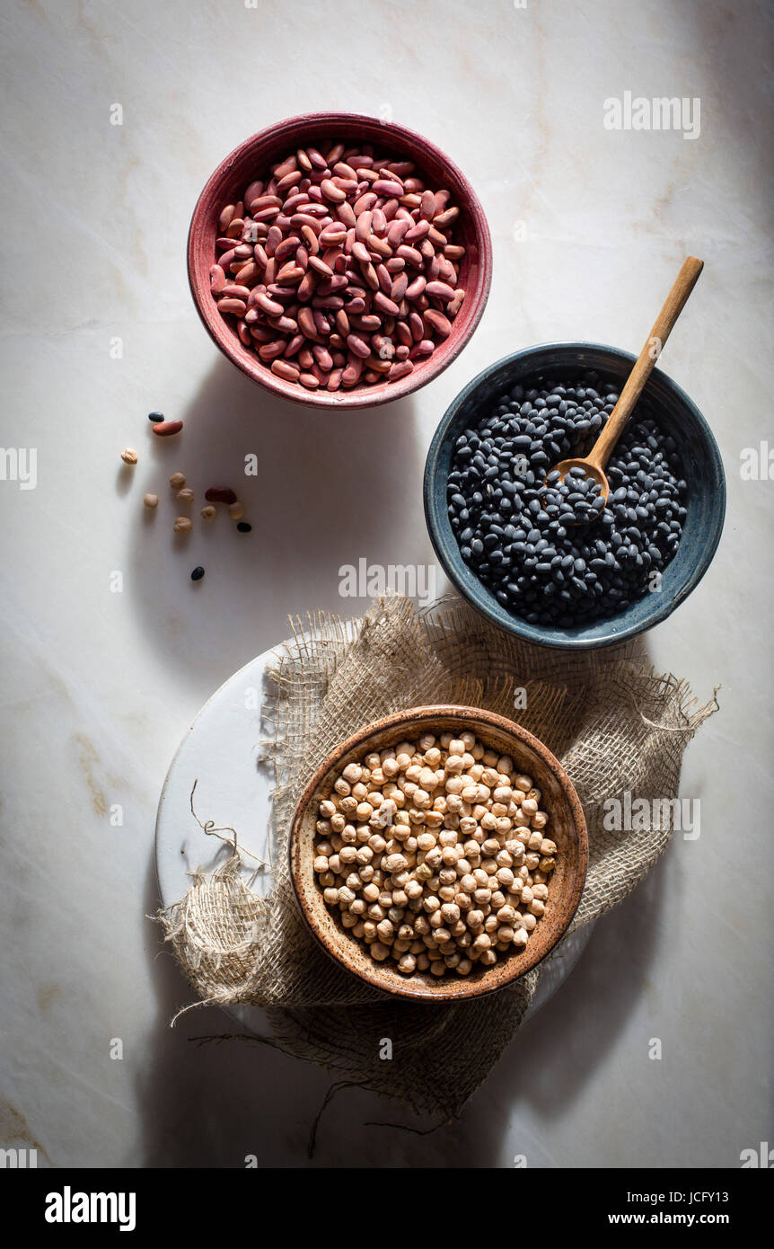 Garbanzo beans/chickpeas,kidney beans/rajma,black beans in individual