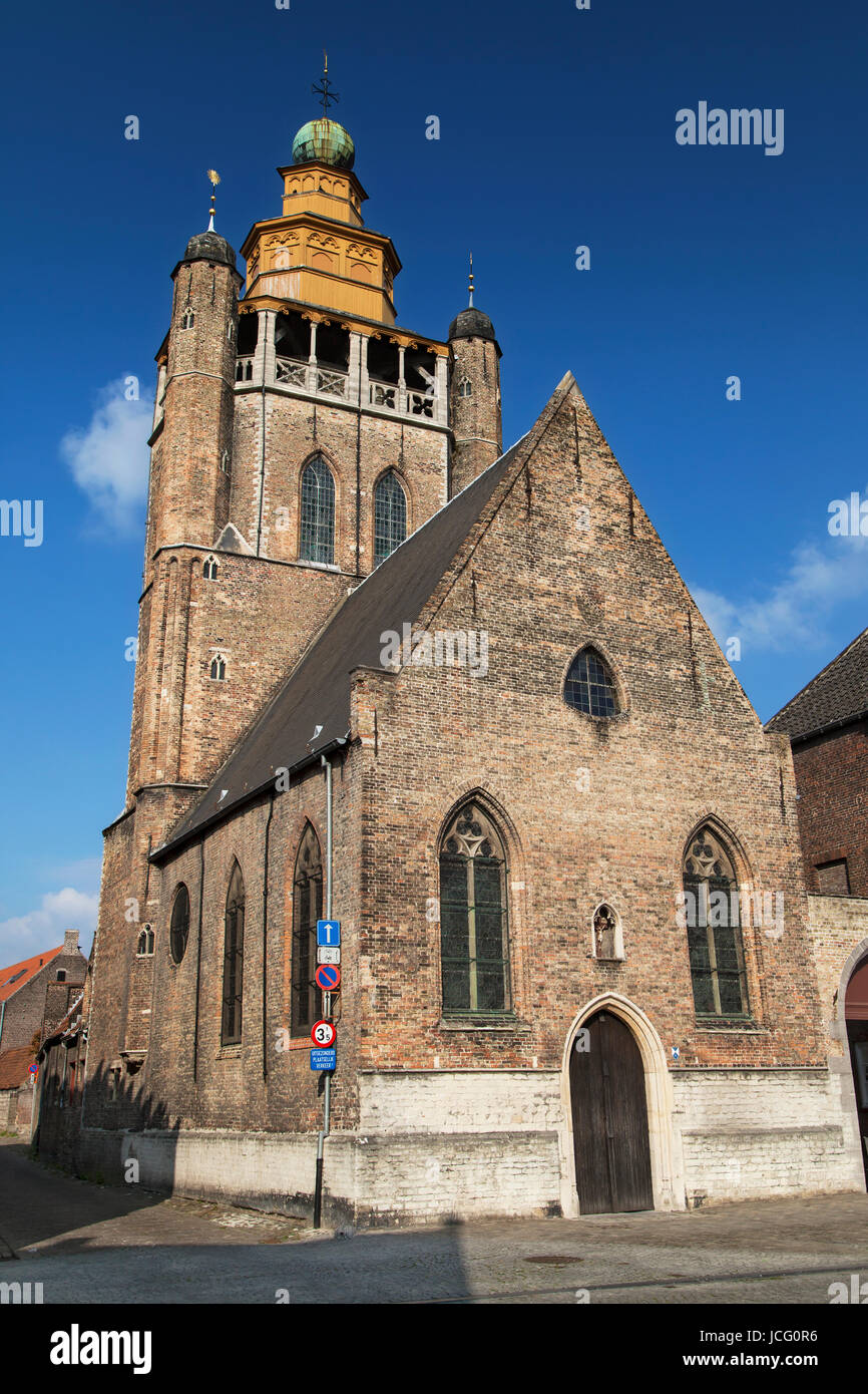Jerusalem Church in Bruges, Belgium. Stock Photo