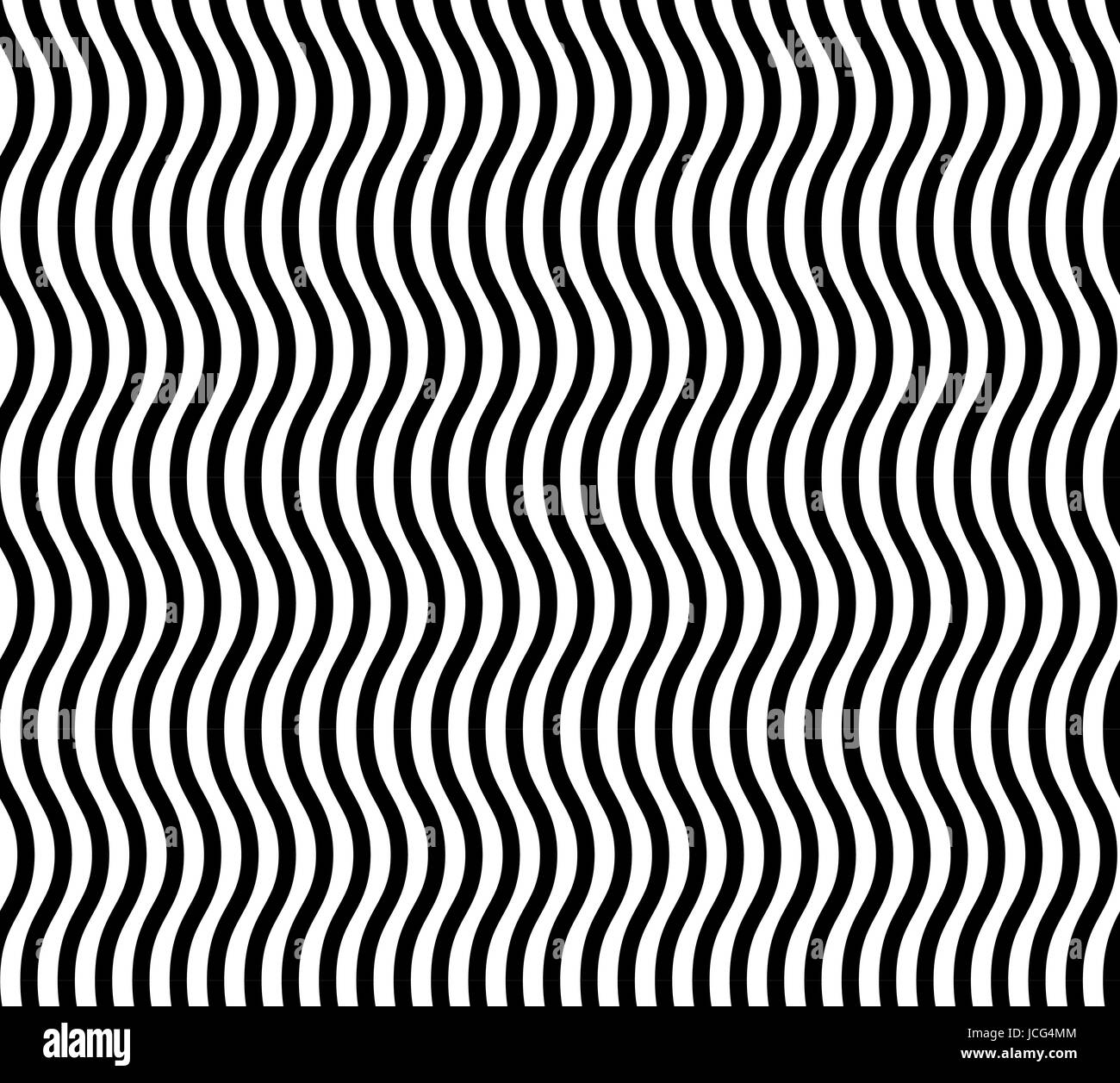 Wavy Lines Seamless Vector Abstract Background. Black And White Wavy ...